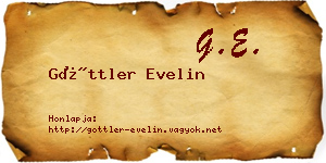 Göttler Evelin névjegykártya